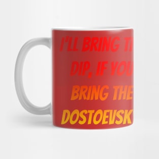 CONDORMAN - I'll bring the dip, if you bring the dostoevsky. Mug